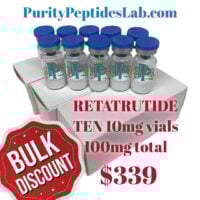 Bulk Retatrutide – TEN 10mg Vials (100mg Total)