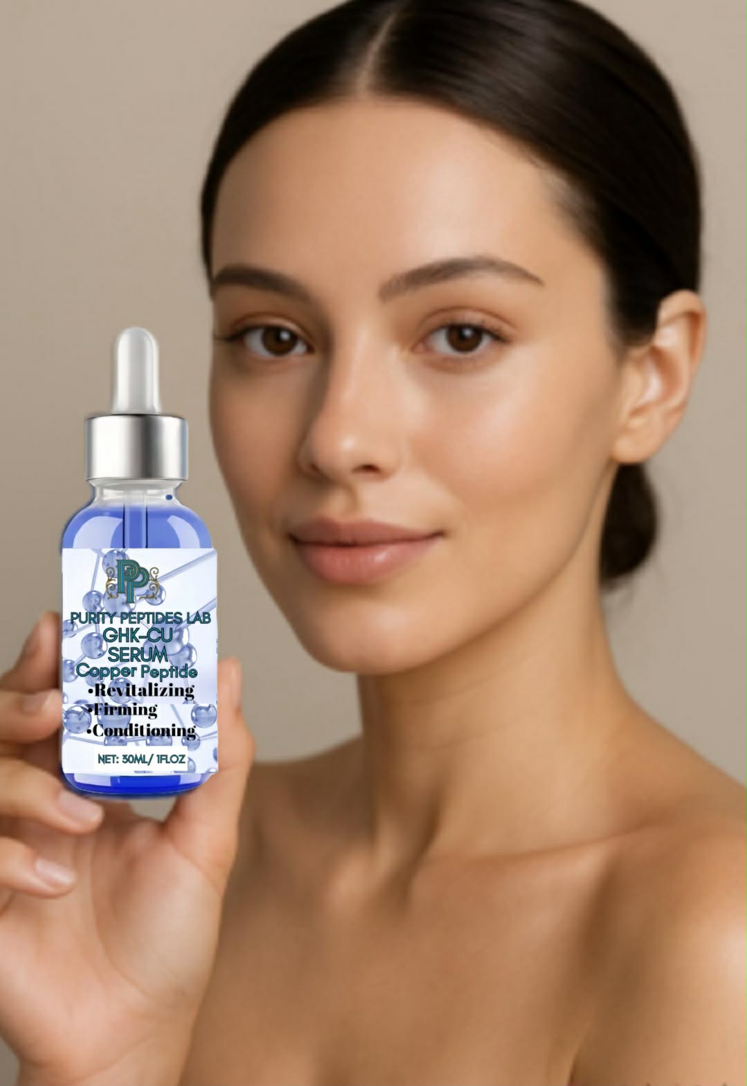 GHK-Cu Copper Peptide Serum – 30ml (1 fl oz) - Image 4