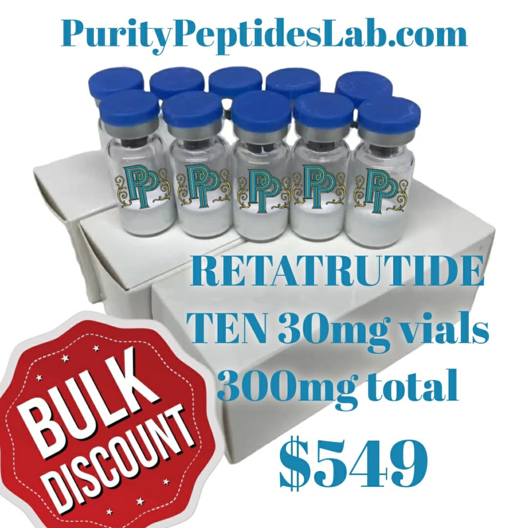 Bulk Retatrutide – TEN 30mg Vials (300mg Total)